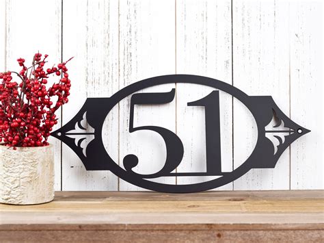 Personalized Metal House Numbers for Outside 